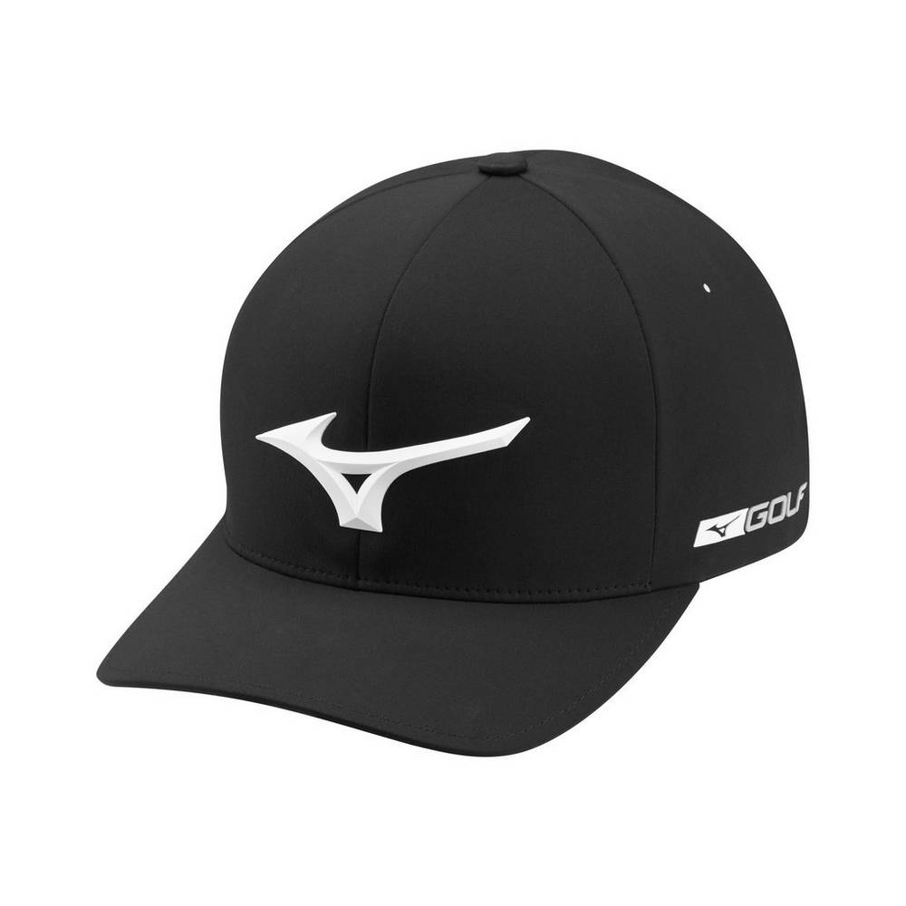 Mizuno Men's Tour Delta Fitted Hat Black (260334-VWP)